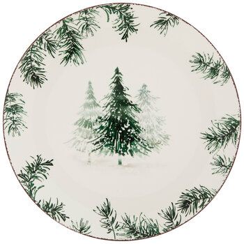 Kitchen & Dining - Christmas | Hobby Lobby Deer Plate, Winter Plates, Raffle Ideas, Holiday China, Hobby Lobby Christmas, Winter Greenery, Christmas Dinnerware, Evergreen Forest, Homemade Christmas Decorations