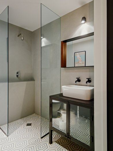 Small Wet Room, Small Bathroom With Shower, Small Bathroom Layout, Small Showers, Wet Room, Frameless Shower Doors, Frameless Shower, Corner Shower, Small Bathroom Design