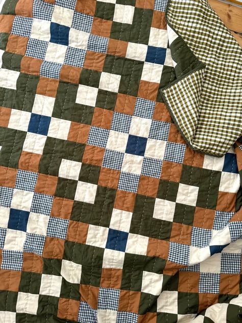 Joz Makes Quilts Cool Quilts Patterns, Quilts Made Out Of Mens Shirts, Diamond Patchwork Quilt, Fall Quilt Color Schemes, Public Library Quilts, Quilt Designs For Men, Antique Quilt Patterns 19th Century, Timeless Quilt Patterns, Quilt For A Man