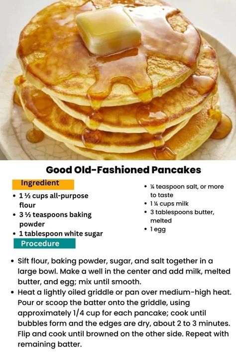 Delicious Homemade Pancakes – Insta Cooked Easy Homemade Pancakes Recipe, How To Make Pancakes Fluffy, Homade Pancakes Recipe, Best Pancake Recipe From Scratch, How To Make Pancakes Easy Recipes, How To Make Pancakes From Scratch, How To Make Fluffy Pancakes, Home Made Pancakes Recipe, Homemade Pancakes Easy