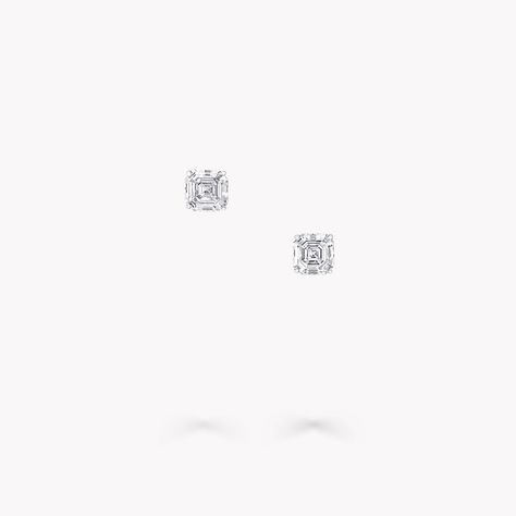 Emerald Cut Diamond Stud Earrings Graff Jewellery, Diamond Ear Studs, Graff Jewelry, Heart Shaped Diamond Ring, Graff Diamonds, Round Diamond Pendant, Round Diamond Earrings, Diamond Earrings Studs Round, High Jewelry Ring