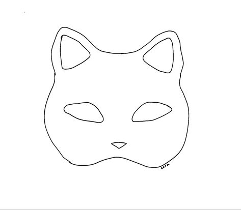 Therian Masks, Mask Drawing, Mask Template, Cat Mask, Beautiful Fantasy Art, Fantasy Art, Mask, Drawings, Art