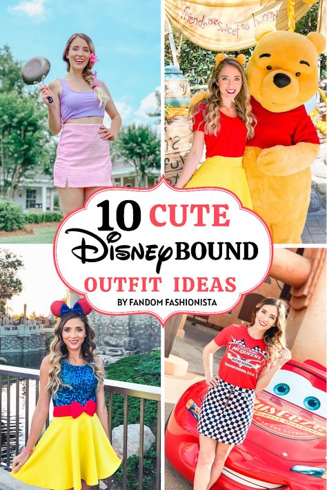 Lularoe Disney Outfits, Group Disneybound Ideas, Disney World Bounding Outfits, Cinderella Outfit Ideas Disney, Disney Themed Outfits For Women, Family Disney Bounding Outfits, Disney Bounding Couples, Snow White Outfit Ideas, Disney Princess Outfit Ideas