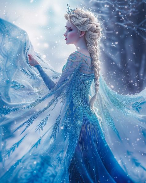 Who’s your favorite Disney character? 💙 My lovely friend @storypals and I collaborated to create some fantasy photos inspired by some of… | Instagram Frozen Fantasy Art, Cinderella Modern Art, Elsa Digital Art, Cinderella Retelling, Photoshop Creative, Disney Princess Characters, My Lovely Friend, Disney Character, Art Base