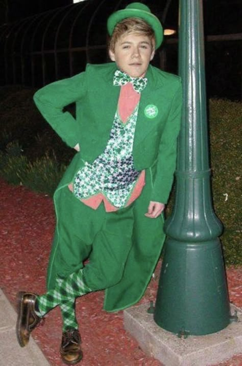 Niall Horan Baby, Gambar One Direction, Tie Vest, Niall And Harry, Irish Princess, One Direction Photos, Irish Boys, Brown Leather Shoes, Green Suit