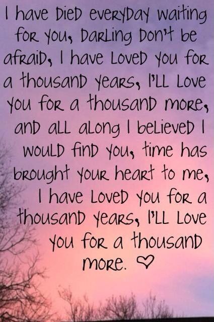 A Thousand Years - Christina Perri Ill Always Love You, Broken Dreams, Jason Mraz, Christina Perri, Song Lyric Quotes, Lyrics I Love, Song Lyric, After Life, A Thousand Years