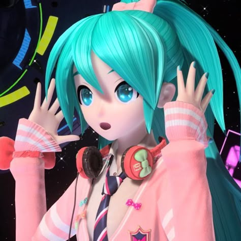 Project Diva Icons, Hatsune Miku Icon, Miku Pfp, Miku Icon, Miku Hatsune Vocaloid, Project Diva, Miku Vocaloid, Miku Hatsune, Pfp Ideas