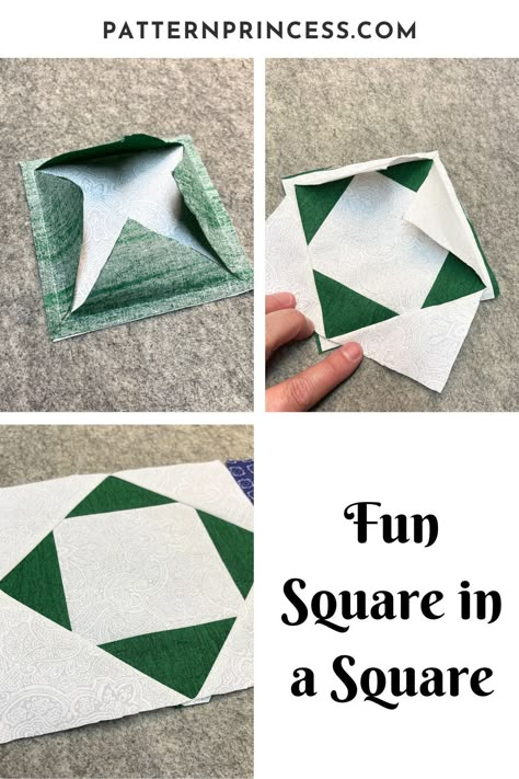 Beginner Square in a Square Exploding Quilt Block Tutorial Patchwork Blocks Easy, Disappearing Square Quilt, Exploding Square Quilt Block, Exploding Block Quilt Squares, Exploding Square Block, How To Make A Square In A Square Quilt Block, Square On Square Quilt Block, Exploding Star Quilt Pattern, Quilting With Squares