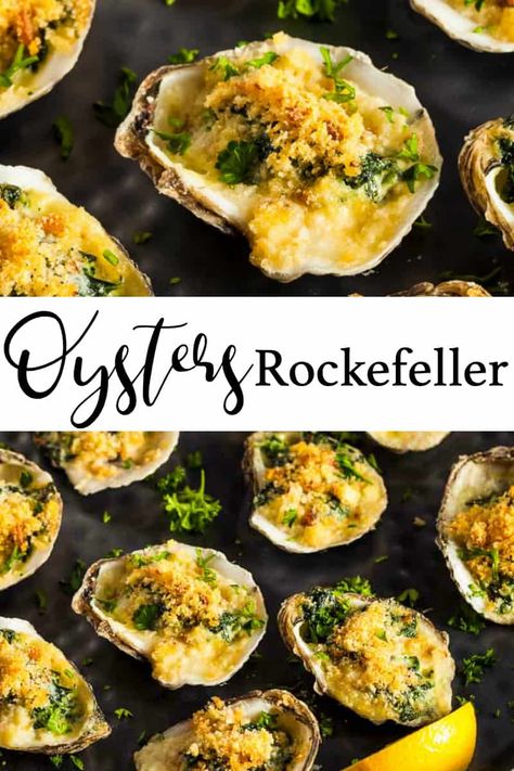 Chargrilled Oysters Recipe, Oysters Rockefeller Recipe, Baked Oyster Recipes, Famous Restaurant Recipes, Rockefeller Recipe, Broiled Oysters, Chicken Recipes Baked, The Original Dish, Cooked Oysters