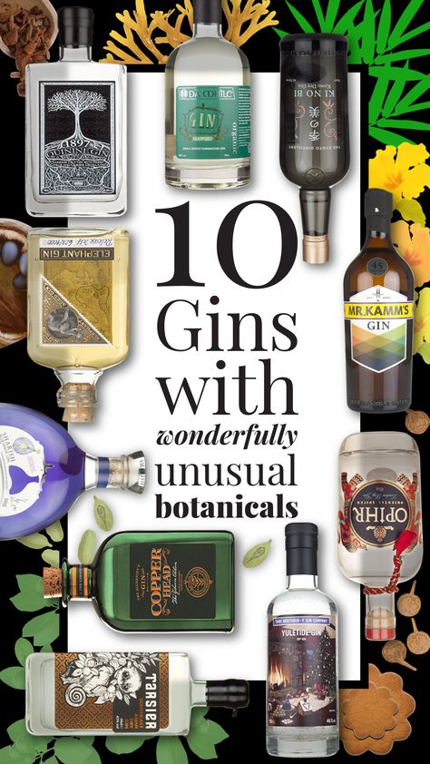 Homemade Gin, Gin Ideas, Gin Party, Gin Botanicals, Best Gin Cocktails, Distilling Alcohol, Botanist Gin, Gin O Clock, New Drink