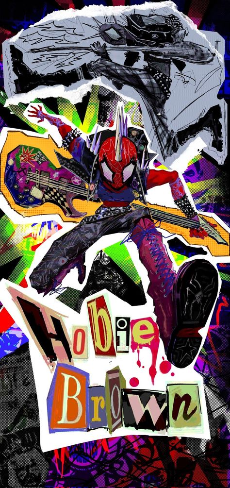 Punk Wallpaper, Walpapers Cute, Hobie Brown, Spider Punk, Spider Art, Spiderman Artwork, Spiderman Pictures, Marvel Spiderman Art, Across The Spider Verse