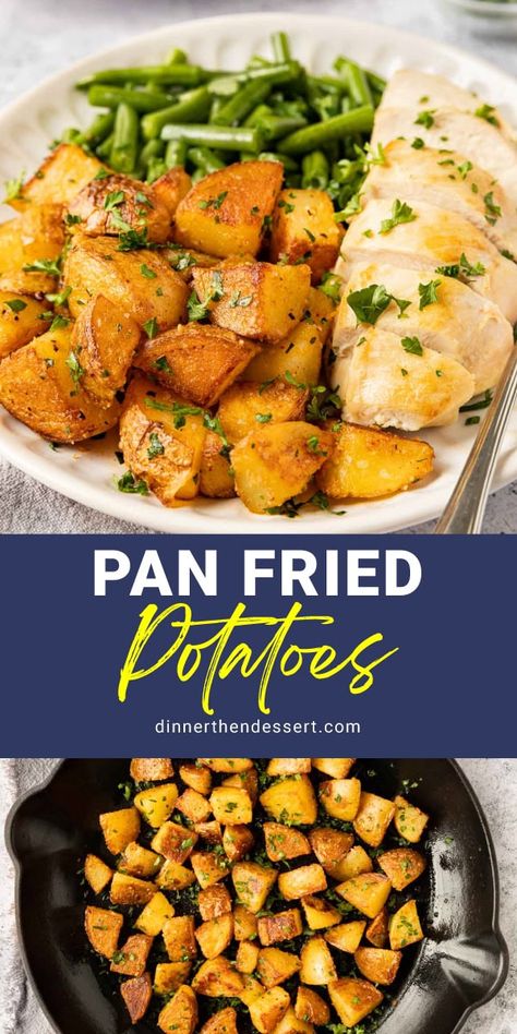 Pan Fried Potatoes, Fried Potatoes Recipe, Slow Cooker Appetizers, Beef Entrees, Seasoned Butter, Everything But The Kitchen Sink, Seasoned Potatoes, Roasted Cabbage, Pot Roast Slow Cooker