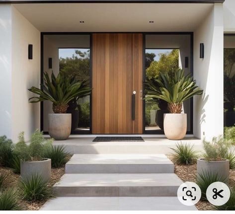 [PaidAd] 94 Top Front Of House Landscape Ideas Entrance Modern Advice To Learn More #frontofhouselandscapeideasentrancemodern House Entrance Design, House Front Door Design, Modern Entrance Door, Contemporary House Exterior, Modern Entrance, Entrance Door Design, Door Design Modern, House Front Door, Casa Exterior