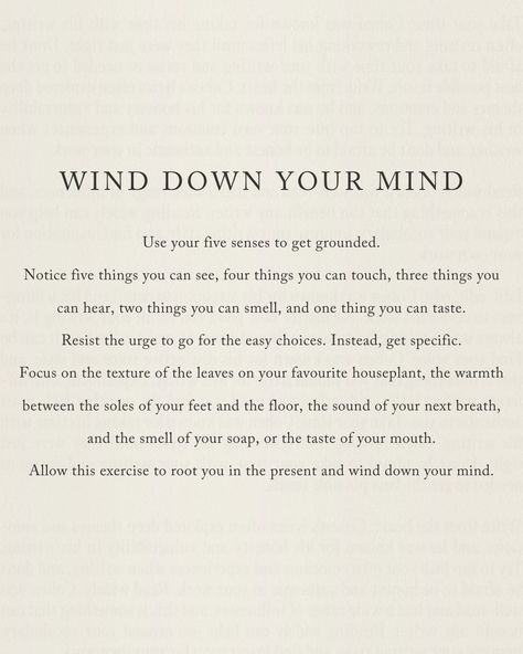 It's essential to find moments to ground yourself and unwind. Try this simple yet powerful exercise to reconnect with the present moment and close off your day. 🙏🏼 #presentmoment #grounding #mindset #winddown #innerpeace #peaceful #mindset #calm #advice #wellness #holisticwellness Quotes About Grounding Yourself, Quotes About Grounding, Grounding Quotes, I Am Grounded, Grounding Yourself, Free Your Soul, Grounding Exercises, Ground Yourself, Energy Healing Spirituality