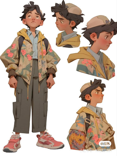 My hope is to share my knowledge with you so you too can expand your love for the arts. Thank you for your interest! Simple Color Illustration, Character Design Photography, Concept Art Turnaround, Male Character Design Cute, Kid Character Art, Kid Drawing Reference, Character Design Shapes, Surprised Character, 2d Character Illustration