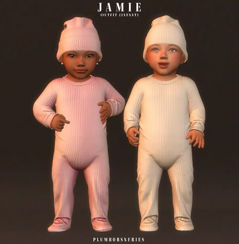 JAMIE | outfit (infant) | Patreon The Sims 4 Kids, Sims 4 Infant Cc, Toddler Cc Sims 4, Sims 4 Infants, Infant Cc, Sims 4 Custom Content Patreon, Sims 4 Infant, Sims 4 Toddler Clothes, Sims Baby