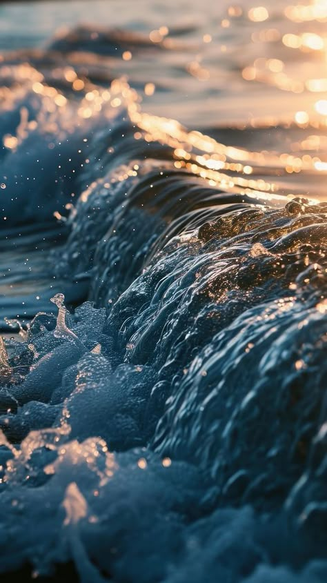 Ocean wave surface ocean outdoors horizon.  | free image by rawpixel.com Water Asthetics Photos, Pacific Ocean Aesthetic, Wallpaper Waves Ocean, Beach Waves Aesthetic, Waves Aesthetic, Wave Aesthetic, Wave Photography, Author Life, Pinterest Wallpaper