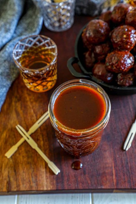 Maple Bourbon BBQ Sauce Maple Hot Sauce, Maple Bourbon Bbq Sauce, Maple Bourbon Bacon, Bourbon Bbq Sauce, Glazed Ribs, Pork Sauce, Bourbon Sauce, Maple Bourbon, Barbecue Sauce