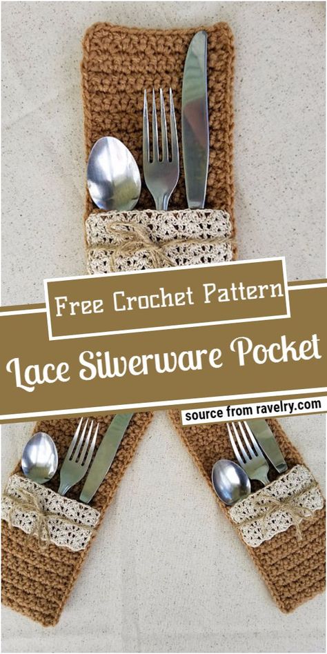 Crochet Utensil Holder, Crochet Kitchen Accessories, Crochet Kitchen Decor, Kitchen Crochet Ideas, Free Lace Crochet Patterns, Table Runners Crochet, Crochet Tea Party, Crochet Household Items, Crochet Kitchen Items