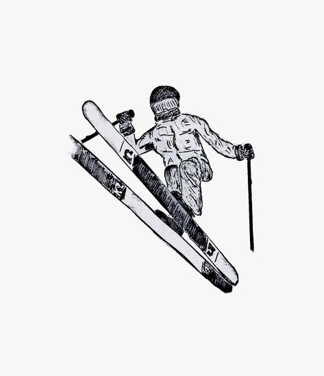 Balanced Betty Designs © #sketchart #sketchoftheday #doodles #doodleart #doodleoftheday #westerndecor #westernart #westernlifestyle #roping #calfroping #cattlesorting #skier #mountain Skier Drawing, Ski Sketch, Ski Drawing, Calf Roping, High Jump, Sketch Art, Western Decor, Western Art, S B