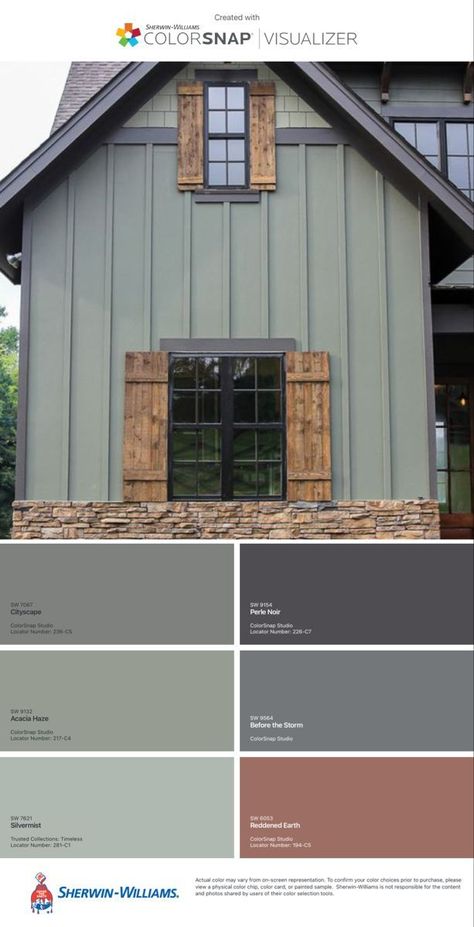 Farmhouse Exteriors, House Colors Exterior, House Upgrades, House Paint Color Combination, Door Paint, Paint Color Ideas, Color Combinations Paint, Exterior House Paint Color Combinations, House Exterior Colors Schemes