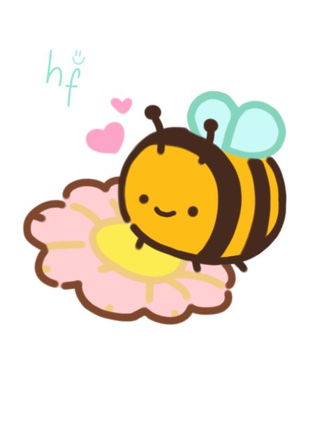 Kawaii Bumble Bee, Cute Bee Doodle, Bee Aesthetic Drawing, Cute Bee Drawing, Bee Drawing Easy, Bee Pfp, Bee Doodle, Kawaii Bee, Bumble Bee Craft