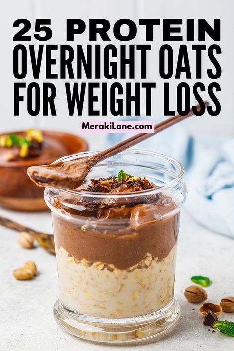 Proats 101: 25 Protein Overnight Oatmeal Recipes for Weight Loss Best Overnight Oats, Over Night Oats, Best Overnight Oats Recipe, Night Oats, Protein Overnight Oats, Smoothies Vegan, Overnight Oatmeal Recipes, Overnight Oats Recipes, Oat Recipes Healthy