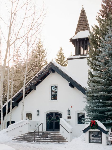 Top 7 Colorado Winter Wedding Venues Hallmark Wedding, Colorado Winter Wedding, Dunton Hot Springs, Wedding Venues Colorado, Vail Village, Winter Wedding Venues, Private Event Space, Urban Boutique, Little White Chapel