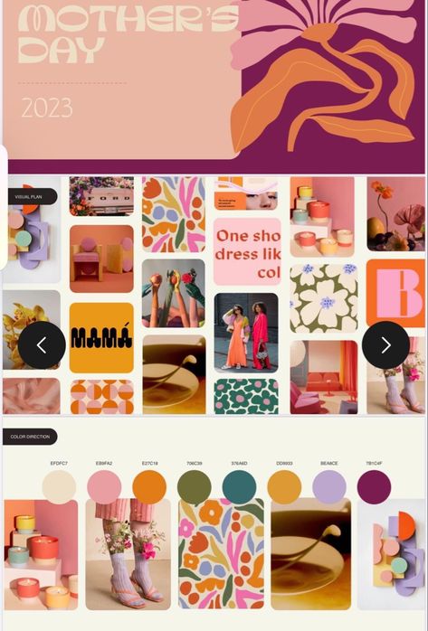 Mothers Day Color Palette, Mother’s Day, Mood Board, Color Palette, Mothers Day, Color