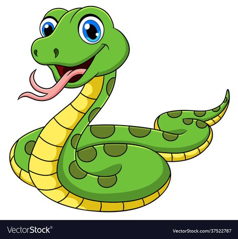 Snake Cartoon Drawing, Cute Snake Cartoon, Snake Draw, Snake Picture, Snakes For Kids, Snake Cute, Snake Vector, Snake Cartoon, Snake Png