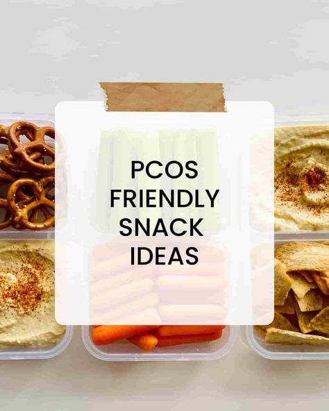 PCOS friendly snack ideas to stabilize blood sugars, balance hormones, prevent cravings, and improve insulin sensitivity. Insulin Resistance Snack Ideas, Insulin Spiking Foods, Blood Sugar Balancing Snacks, Snacks For Insulin Resistance, Insuline Resistance, Insulin Resistance Diet Plan, High Sugar Foods, Dairy Free Snacks, Insulin Sensitivity