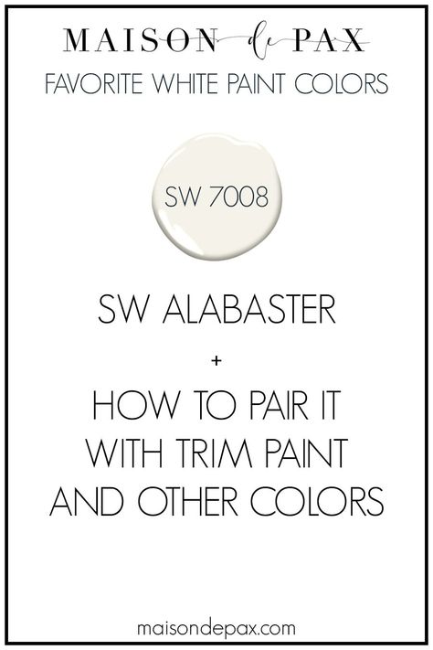 Sw Alabaster Color Scheme, Alabaster Vs Classic Grey, Alabaster Sherwin Williams Trim Color, Alabaster White Color Scheme, Wall Trim Colors, Grays That Go With Sw Alabaster, Best White Trim Paint Color Sherwin Williams, Extra White Vs Pure White Paint, Alabaster Sherwin Williams Walls With White Trim