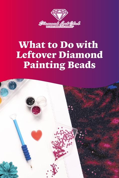 What To Do With Left Over Diamond Painting Diamonds, Diamond Art Jewelry, Uses For Leftover Diamond Dots, Extra Diamond Painting Drills Crafts, Make Your Own Diamond Painting, What To Do With Left Over Diamond Painting Beads, Diamond Painting For Beginners, Custom Diamond Art, Crafts With Leftover Diamond Dotz