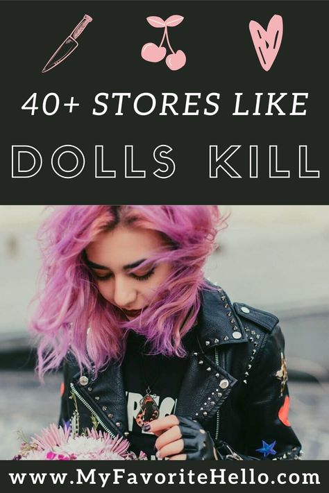 40+ Stores Like Dolls Kill Stores Like Dollskill, Gothic Clothing Brands, Grown Up Alternative Style, Pastel Goth Fashion Outfits, Colorful Goth Outfits, Rainbow Goth Aesthetic, Dark Boho Outfits, Punk Fashion Edgy, Kawaii Grunge Aesthetic