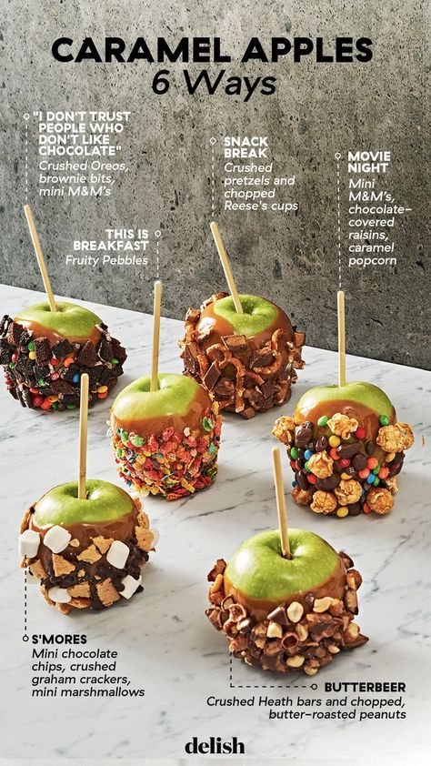 Apple Recipes For Fall, Savory Apple Recipes, Gourmet Candy Apples, Caramel Apple Bars, Gourmet Caramel Apples, Candy Apple Recipe, Caramel Apples Homemade, Caramel Apples Recipe, Caramel Apples Easy