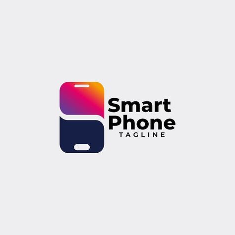 Phone Shop Logo, Mobile Logo Design, Phone Logo Design, Smartphone Store, Hp Logo, Mobile Phone Logo, Call Logo, Logo Message, About Phone