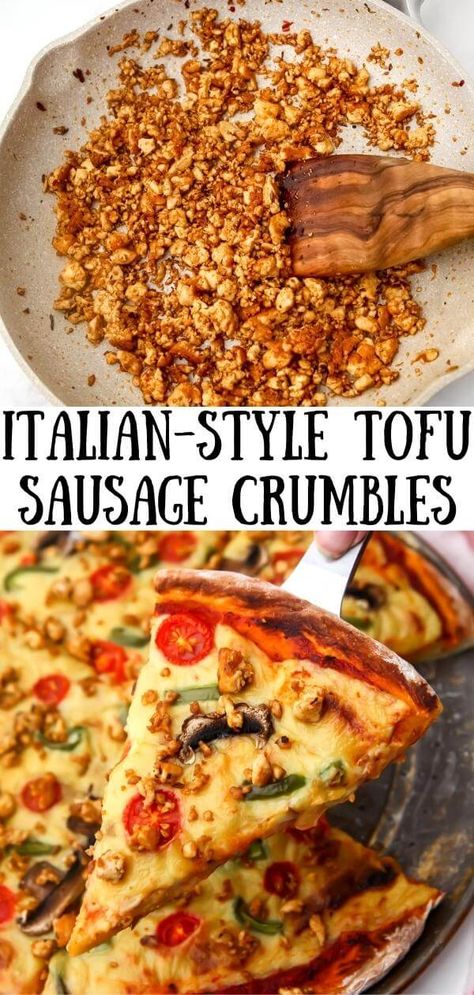 Tofu Sausage Recipe, Vegan Italian Sausage Recipe, Tofu Sausage, Homemade Tofu, Vegetarian Sausages, Italian Sausage Recipes, Tofu Dishes, Vegan Italian, Vegan Comfort Food