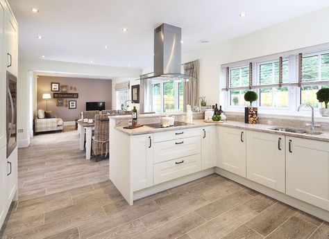 Way to work a long narrow room like ours Kitchen Diner Lounge, Long Narrow Kitchen, Kitchen Diner Extension, Open Plan Kitchen Dining Living, Open Plan Kitchen Diner, Narrow Rooms, Rustic Kitchen Cabinets, Open Plan Kitchen Dining, Narrow Kitchen