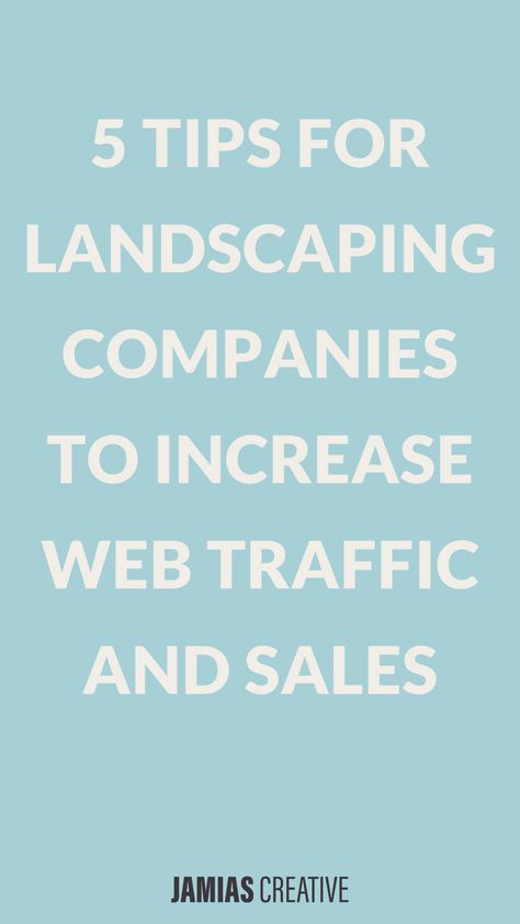 So you’re in the business of helping homeowners manage their landscaping? This blog post is for you to help you drive more web traffic and increase revenue. You’re focused on making the lives of others easier and more enjoyable so use this blog post to assist you in achieving your marketing goals. jamiascreative.com/blog/5-tips-for-landscaping-companies-to-increase-web-traffic-and-sales Repurposing Content, How To Get Followers, Social Media Marketing Agency, Landscaping Company, Web Traffic, Facebook Business, Writing Blog Posts, Marketing Goals, The Lives Of Others