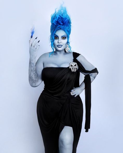 Women’s Hades Costume, Hades And Hercules Costume, Women Hades Costume, Disney Villain Costume Ideas, Diy Villan Costume For Women, Hades Woman Costume, Hades Women Costume, Hades Hercules Costume, Hades Disney Costume