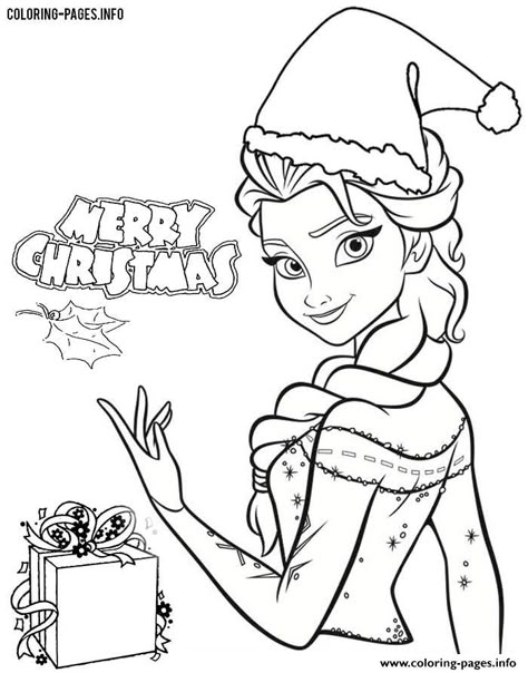 Print frozen elsa disney princess christmas coloring pages                                                                                                                                                                                 More Descendants Drawings, Descendants Coloring Pages, Elsa Christmas, Drawings Printable, Elsa Coloring, Merry Christmas Coloring Pages, Christmas Colouring Pages, Elsa Coloring Pages, Descendants Disney