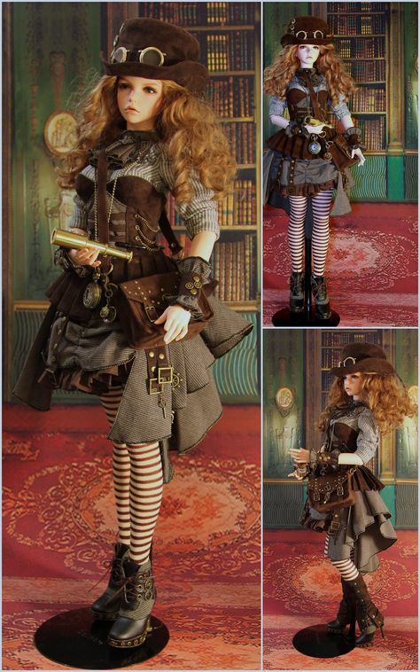 https://flic.kr/p/qqxgVC | 0701 | steampunk girl Steam Punk Clothes, Steampunk Dolls, Steampunk Items, Mode Steampunk, Steampunk Tendencies, Bjd Clothes, Geek Crafts, Corset Pattern, Punk Art