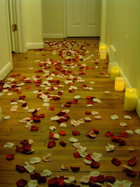 Rose Petals On The Floor, Rose Petals On Floor, Roses On The Floor, Becka Mack, Pure Romance Party, Date Idea, Red Rose Petals, Release Party, Dried Rose Petals