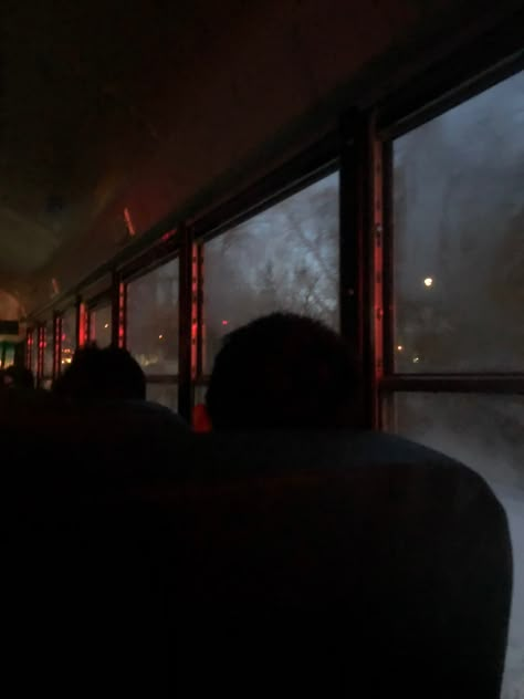 Foggy, dark, morning bus ride to school Morning School, Spotify Playlist Cover, School Morning, Devils Night, Penelope Douglas, Romanticizing School, 10th Grade, Autumn Morning, Dark Paradise