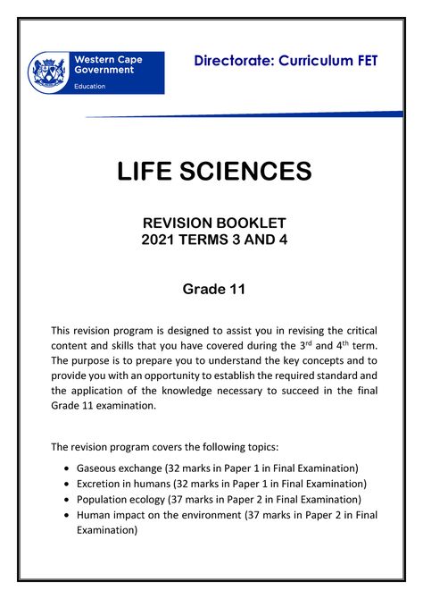 Grade 11 Life Science Notes, Life Science Notes, Science Revision, Final Examination, Science Notes, Financial Accounting, Grad Cap, Question Paper, Physical Science