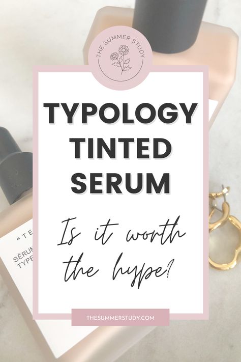 The Typology tinted serum is a makeup-skincare hybrid that’s meant to offer light coverage for a natural, no-makeup makeup look. It’s formulated with a bunch of brightening and hydrating ingredients to keep your skin glowing all day. So, does it actually live up to these claims? And could it be the perfect summer foundation? Read the post to find out! Typology Tinted Serum, Typology Makeup, Typology Skincare, Summer Foundation, Light Coverage Foundation, Tinted Serum, French Makeup, Light Brown Skin, Serum For Dry Skin