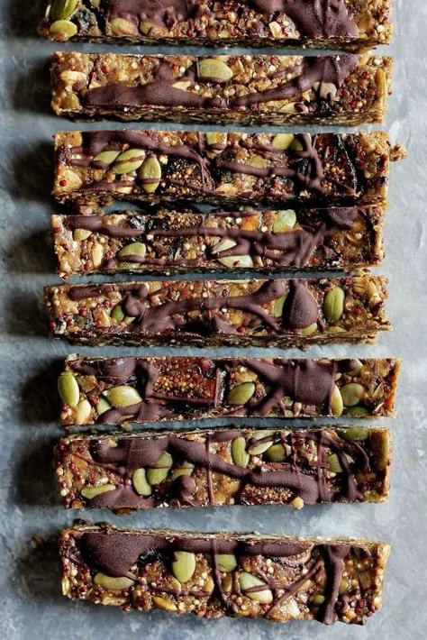 Superfood Nut Free Granola Bars Recipe | Ambitious Kitchen Nut Free Granola Bar Recipe, Nut Free Granola Bars, Superfood Granola, Quinoa Oats, Nut Free Granola, Granola Bars Recipe, Breakfast Bars Recipe, Prep Snacks, Toasted Quinoa