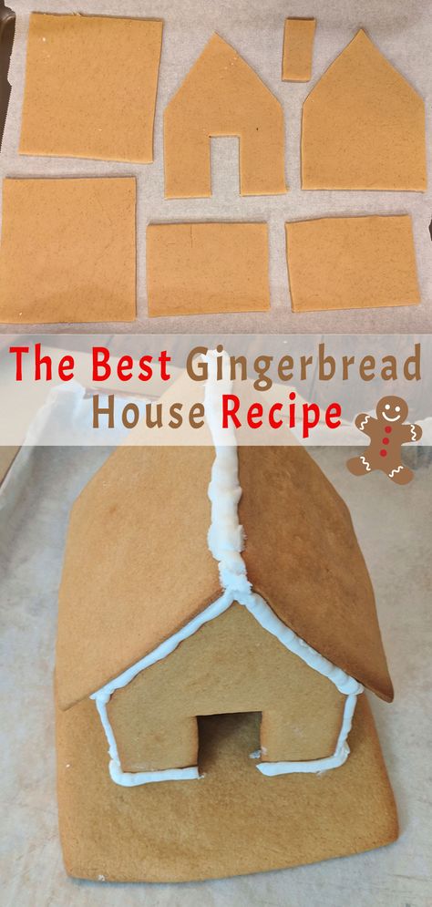 Best Gingerbread House Recipe, The Best Gingerbread House, Best Gingerbread House, Easy Gingerbread House, Homemade Gingerbread House, Gingerbread House Recipe, Cool Gingerbread Houses, Gingerbread House Parties, Gingerbread House Designs