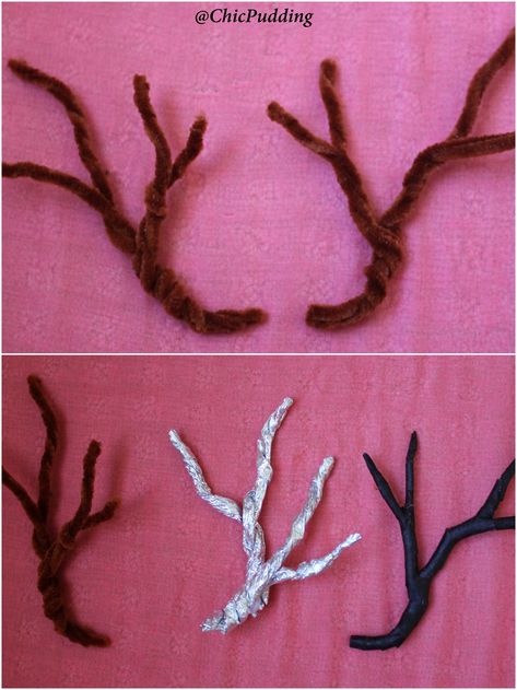 How To Make Deer Antlers For A Costume, How To Make Antlers For A Costume, How To Make Deer Antlers, Diy Reindeer Antlers, Diy Deer Antlers Headband, Diy Antlers Headband, Deer Antlers Costume, Diy Deer Antlers, Diy Antlers