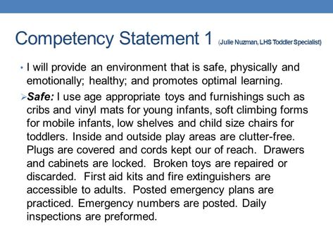 Reflective Statements of Competence - ppt video online download Cda Competency Statements Examples, Preschool Portfolio Ideas, Cda Professional Portfolio, Cda Portfolio, Preschool Portfolio, Early Childhood Education Degree, Preschool Transitions, Preschool Director, Teacher Portfolio